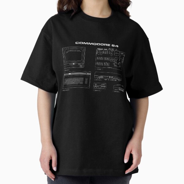 Item preview, Commodore 64 (White Stencil - No Background) designed and sold by BGALAXY.