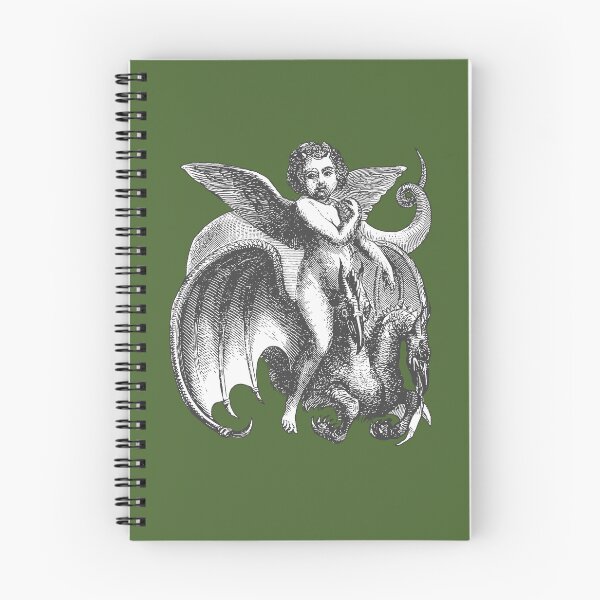 Item preview, Demonic Winged Boy Riding A Two Headed Dragon Cut Out designed and sold by taiche.