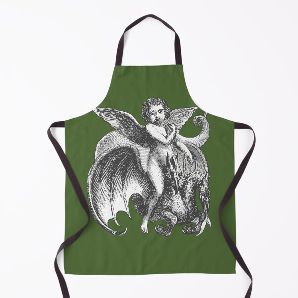 Item preview, Demonic Winged Boy Riding A Two Headed Dragon Cut Out designed and sold by taiche.