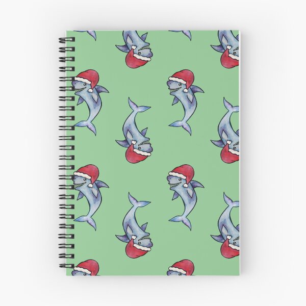 Item preview, Christmas Shark Watercolor designed and sold by kmstudio.