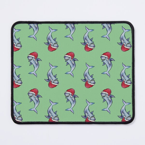 Item preview, Christmas Shark Watercolor designed and sold by kmstudio.
