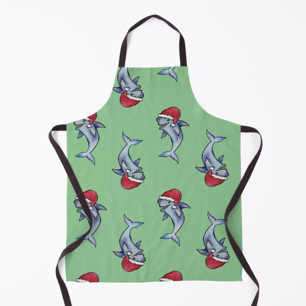 Item preview, Christmas Shark Watercolor designed and sold by kmstudio.