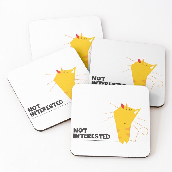 Item preview, Not Interested designed and sold by reddesigned.