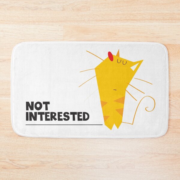 Item preview, Not Interested designed and sold by reddesigned.