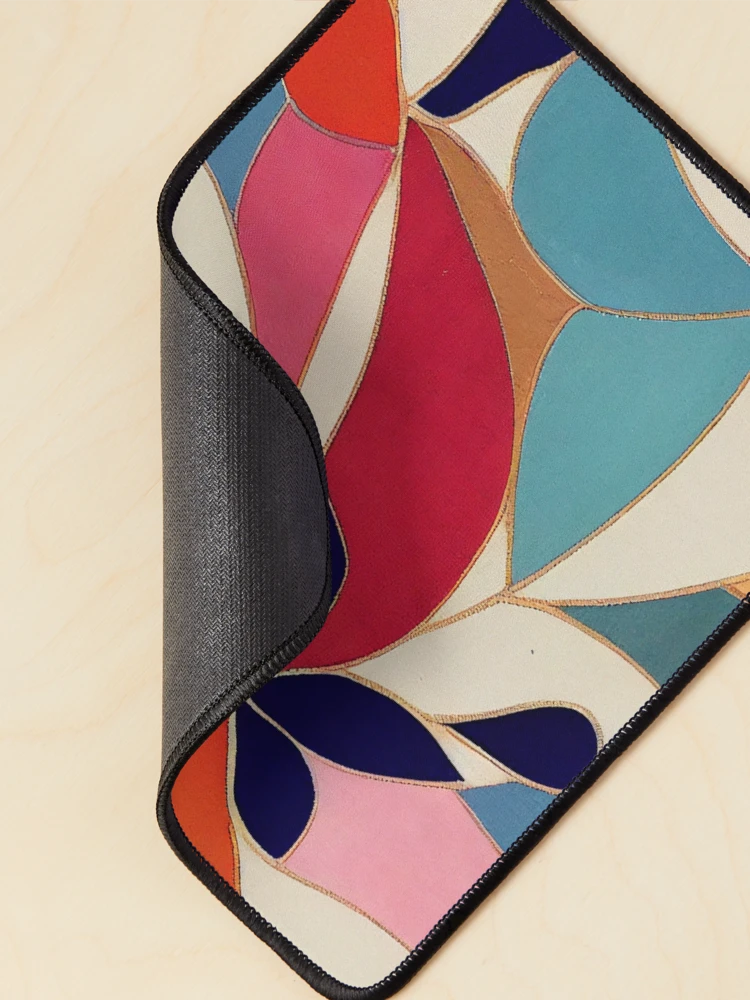 Thumbnail 2 of 5, Mouse Pad, Abstract Creative Patchwork Pattern Design designed and sold by CandyDroidMerch.