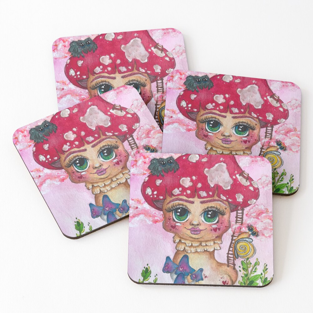 Item preview, Coasters (Set of 4) designed and sold by RuffledAndPunk.
