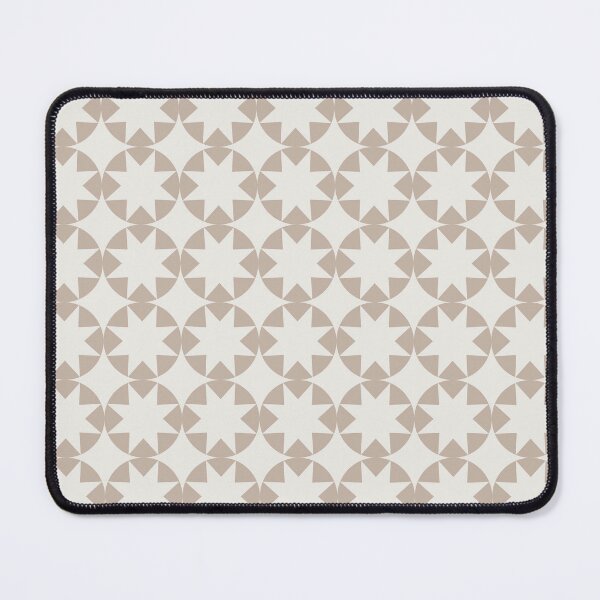 Item preview, Eight Point Star Tan on Off White Repeat designed and sold by Art in My Loft.