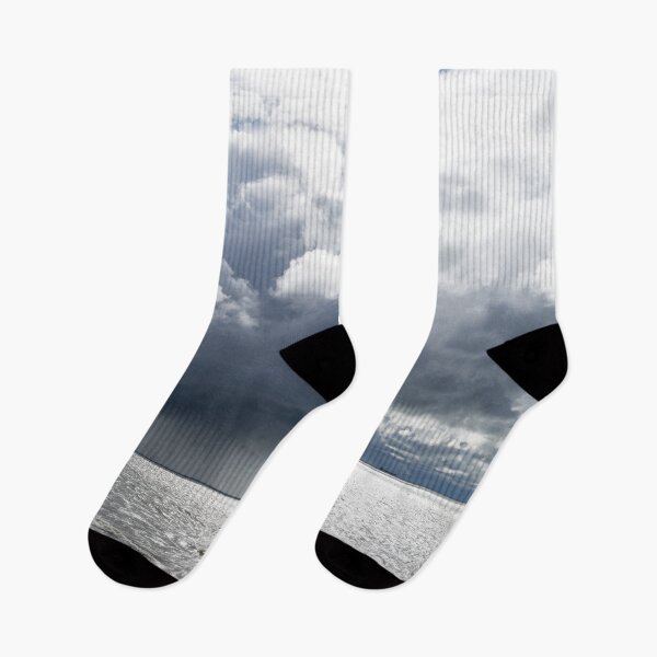 Item preview, Tempestuous Cloudscape - Distant Rain Squall and a Cargo Ship on Lake Erie designed and sold by Georgia Mizuleva.