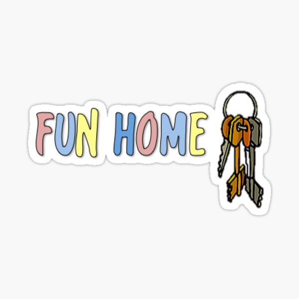 "Fun Home Ring of Keys" Sticker for Sale by thatthespian Redbubble