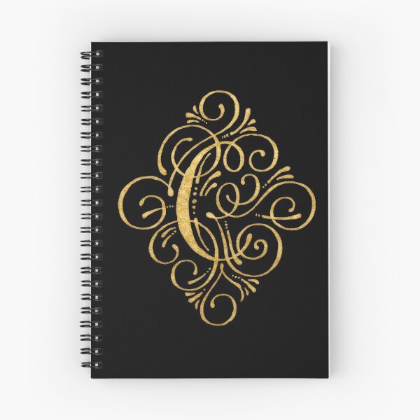 Item preview, Monogram C Calligraphy Gold designed and sold by junkydotcom.