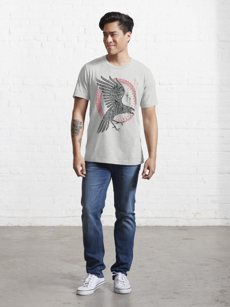 Alternate view of RAGNAR'S RAVEN Essential T-Shirt