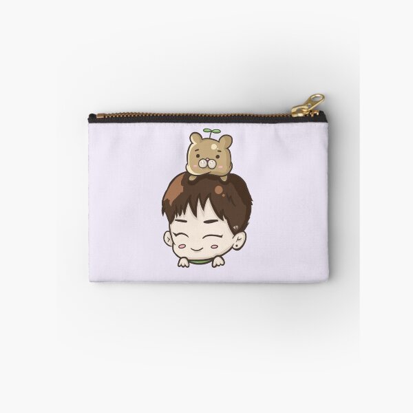 Item preview, Monsta X Shownu & Bear in pocket designed and sold by PandaIslandShop.