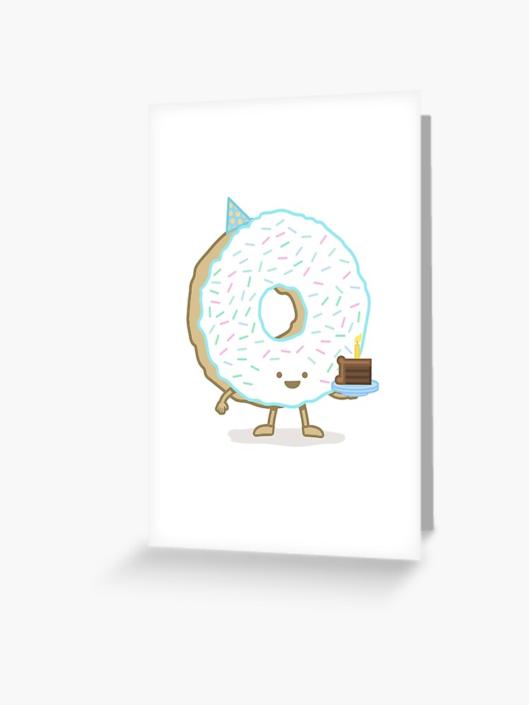 Thumbnail 1 of 2, Greeting Card, The Birthday Party Donut designed and sold by nickv47.