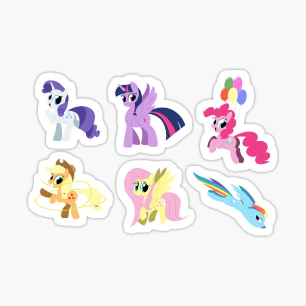 Officially Licensed 5" My Little Pony RARITY Car Window Sticker Decal 