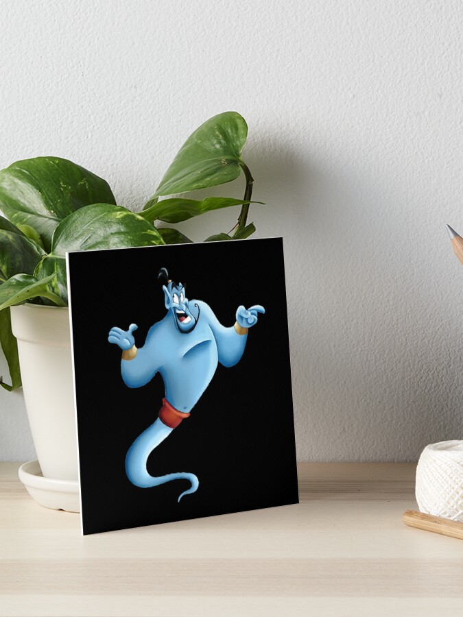 Disney's Aladdin Genie Framed Painting  Original Acrylic Painting o –  Brandon Art Co.