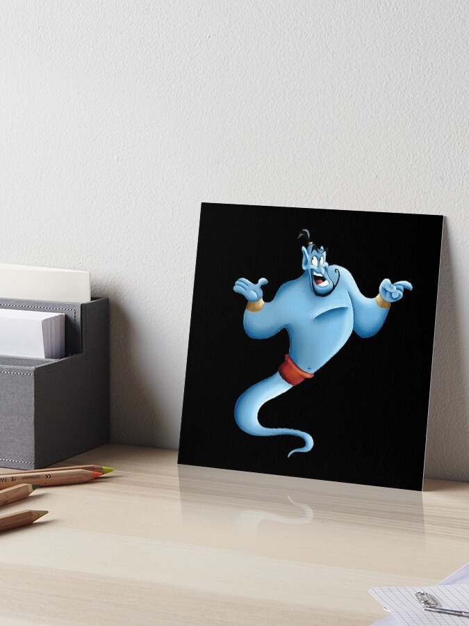 Disney's Aladdin Genie Framed Painting | Original Acrylic Painting on  12x16 Premium Canvas Panel