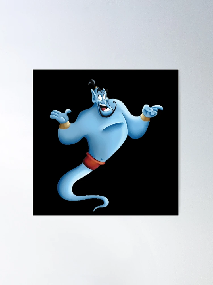 Genie - Aladdin Poster for Sale by FunkeyMonkey9