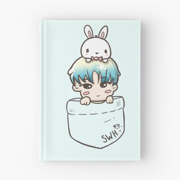 Item preview, Monsta X Wonho & Bunny in pocket designed and sold by PandaIslandShop.