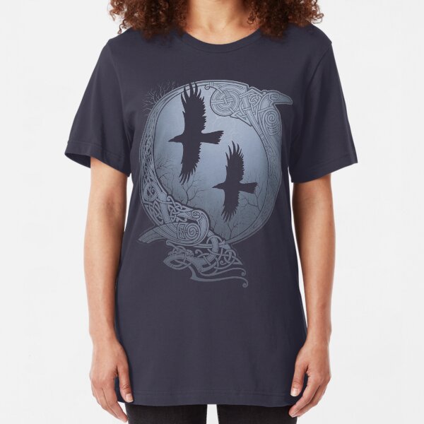 ODIN'S RAVENS Slim Fit T-Shirt