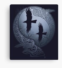 Lienzo CUERVOS DE ODIN