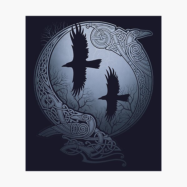 ODIN'S RAVENS Photographic Print