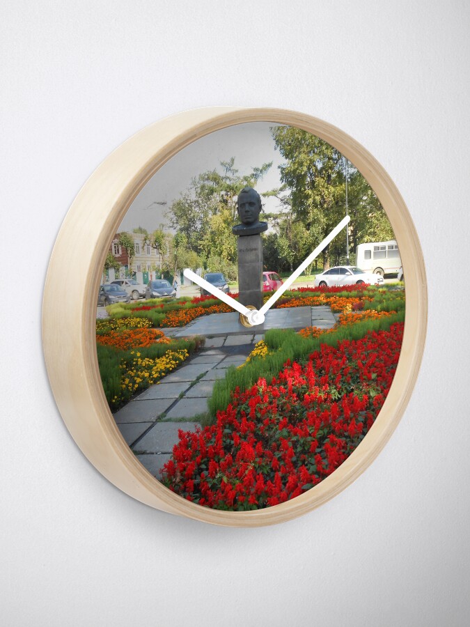 Alternate view of Irkutsk Siberia. Yury Gagarin Clock