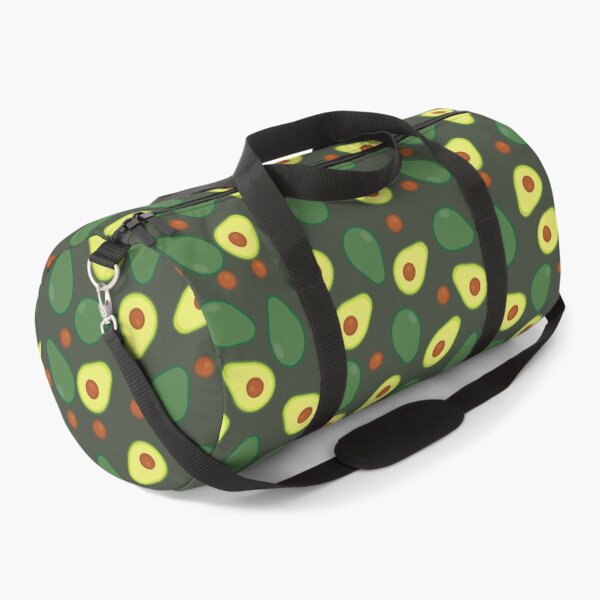 Item preview, Olive Green and Yellow Avocado Food Pattern designed and sold by HotHibiscus.