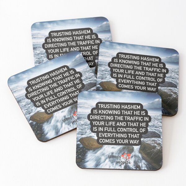 Item preview, Trusting Hashem is knowing that he is directing the traffic in your life and that he is in full control of everything that comes your way designed and sold by Stories To Inspire - Motivational Jewish Quotes.