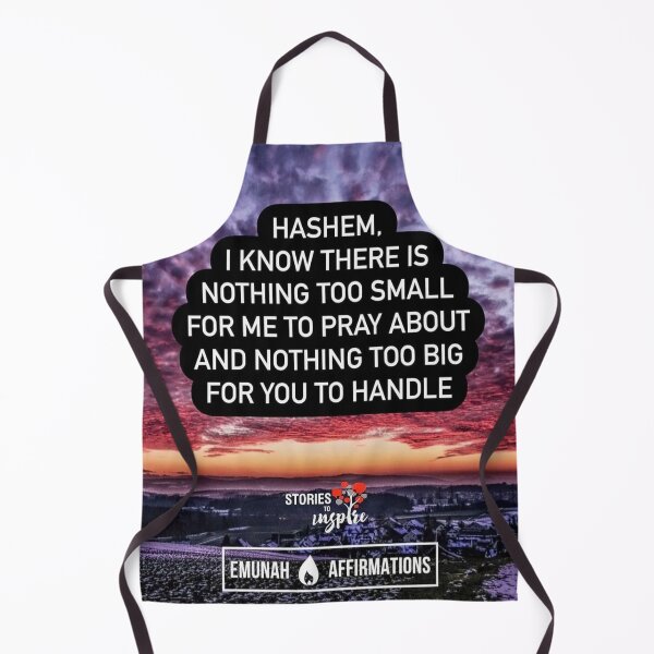 Item preview, Hashem I know there is nothing too small for me to pray about and nothing too big for you to handle designed and sold by Stories To Inspire - Motivational Jewish Quotes.