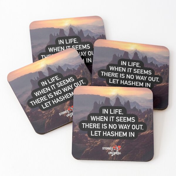 Item preview, In life, when it seems there is no way out let Hashem in designed and sold by Stories To Inspire - Motivational Jewish Quotes.