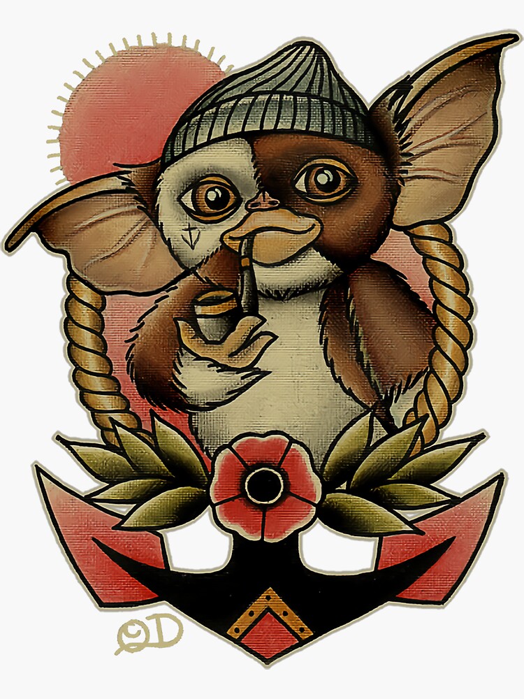 "Gremlins Gizmo Gremlins Gizmo Gremlins Gizmo Gremlins Gizmo" Sticker ...