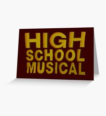 High School Musical Greeting Card