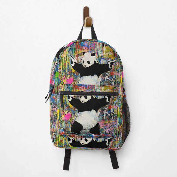 Item preview, Panda With Guns Stick Em Up - Pop Street Art Banksy designed and sold by WE-ARE-BANKSY.