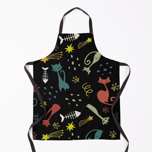 Item preview, Cool Cats Retro Pattern designed and sold by Nola Lee Kelsey.