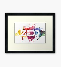 zedd color sparks Framed Print