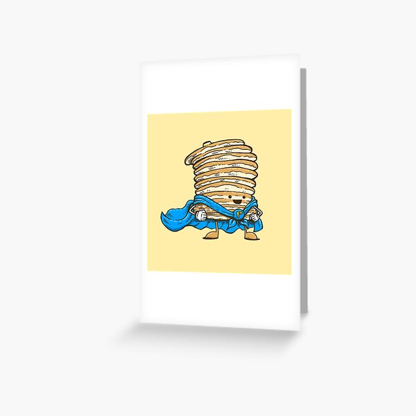 Captain Pancake Greeting Card