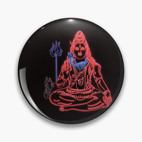 Item preview, lord shiva line art 3d black t-shirt  designed and sold by KARTICK DUTTA.