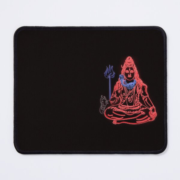 Item preview, lord shiva line art 3d black t-shirt  designed and sold by KARTICK DUTTA.