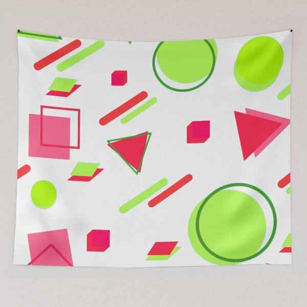 Item preview, Memphis Style Geometric designed and sold by TotallyRetroArt.