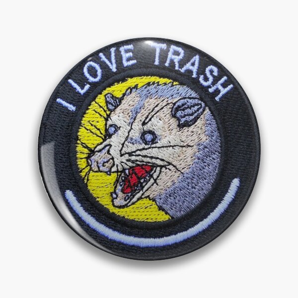 Item preview, I love trash Sticker designed and sold by designolo.