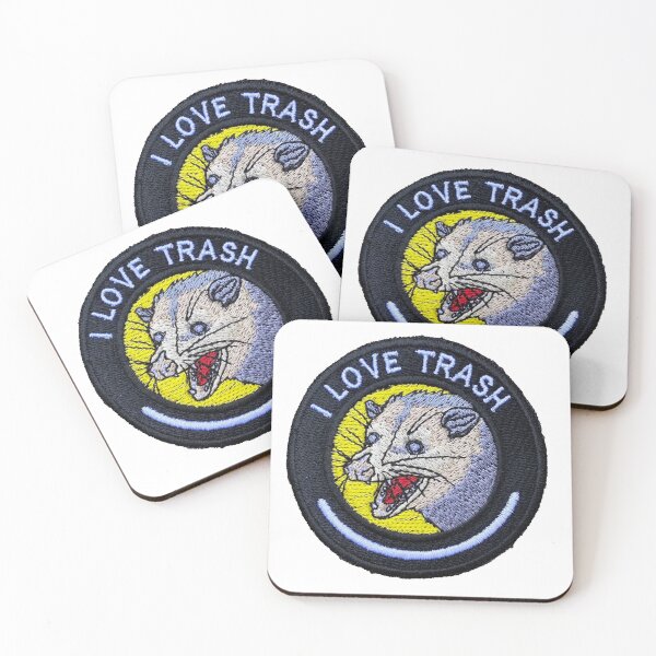 Item preview, I love trash Sticker designed and sold by designolo.