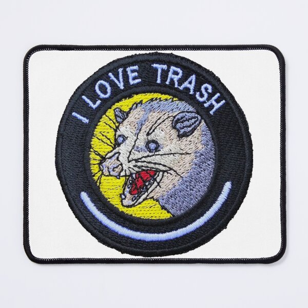 Item preview, I love trash Sticker designed and sold by designolo.