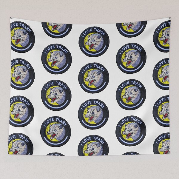 Item preview, I love trash Sticker designed and sold by designolo.