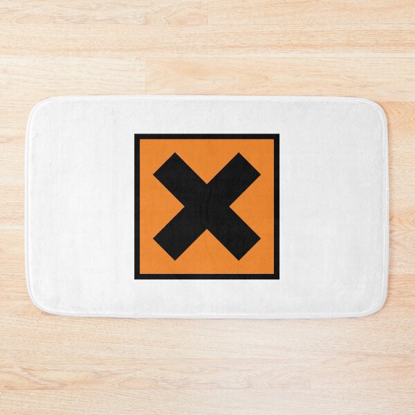 Item preview, Harmful / Irritant / Hazard Symbol (On White) designed and sold by STUDIO-72.