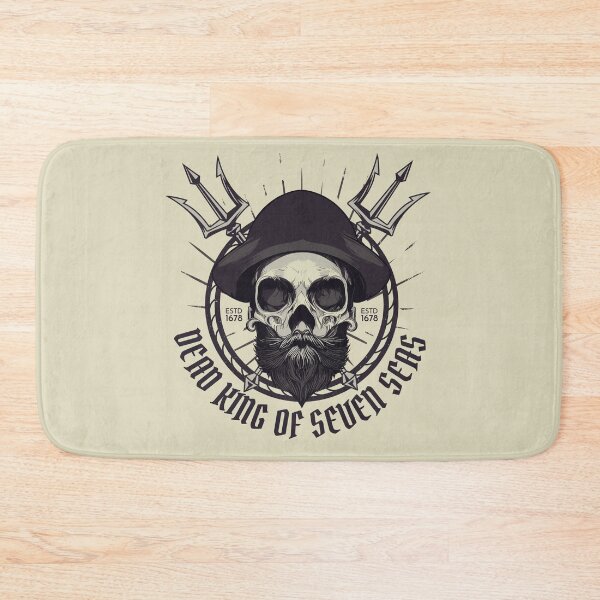 Item preview, Sailor skull with beard designed and sold by r-evolution-art.