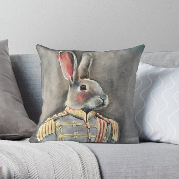 Captain Big Ears Throw Pillow