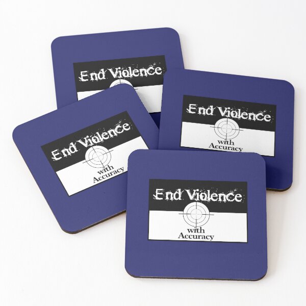 Item preview, End Violence with Accuracy designed and sold by BlackGrain.