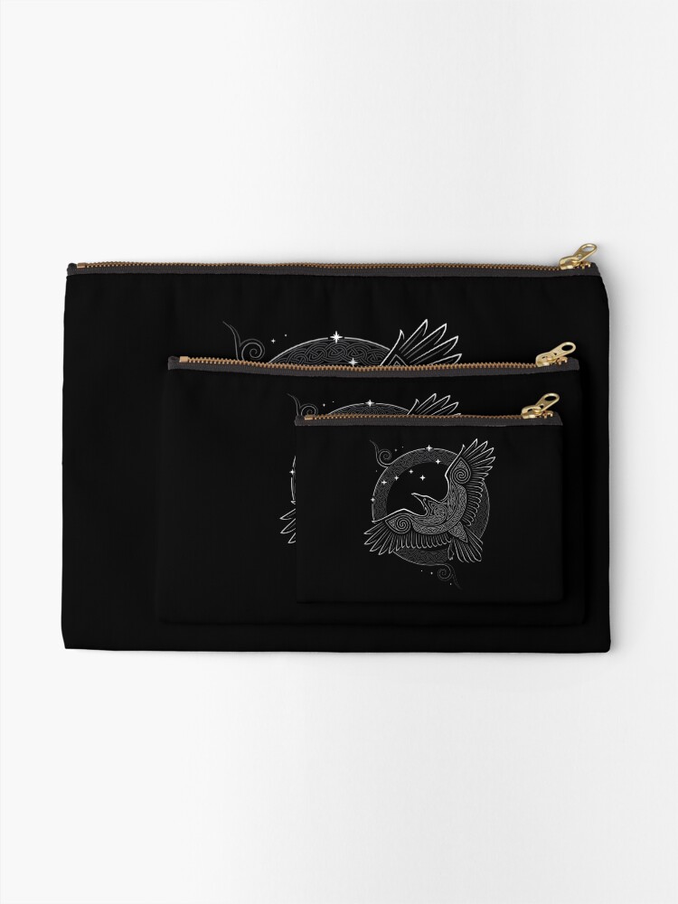 Alternate view of NORTHERN RAVEN Zipper Pouch