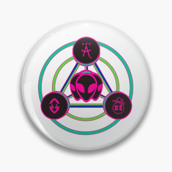 Item preview, Alien Space Jesus Holy Trinity Hash Money Schlang Design designed and sold by The Art of dr.Ew.