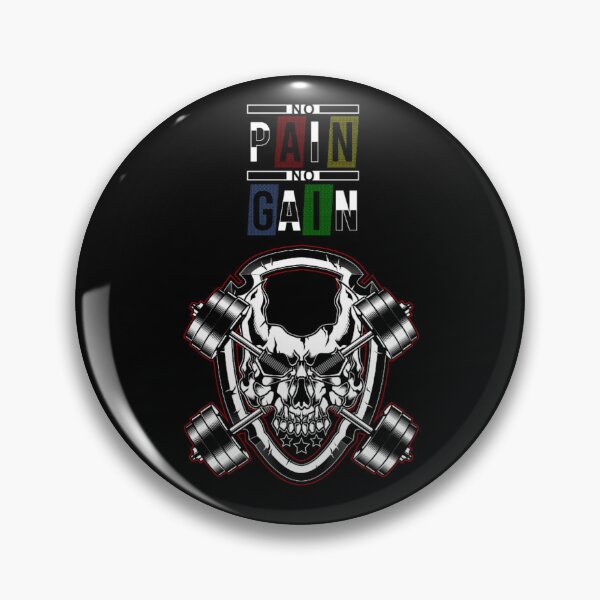 Item preview, No Pain No Gain Dumbbell Fitness Design designed and sold by darknessjeff86.